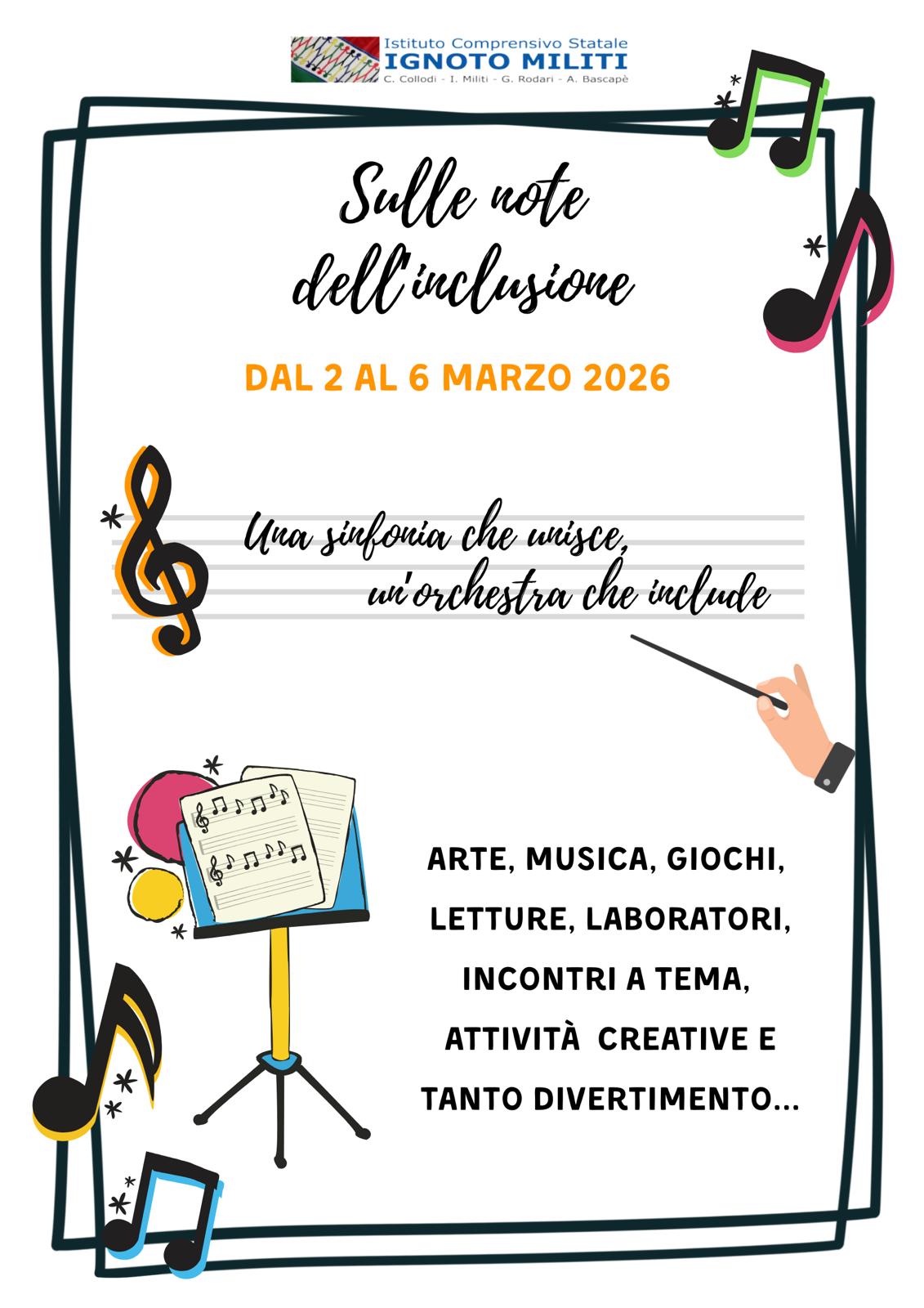 Sulle note dell’inclusione